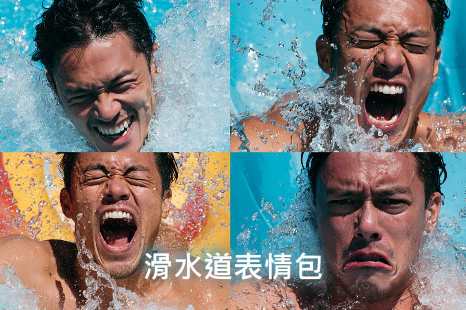 滑水道表情包