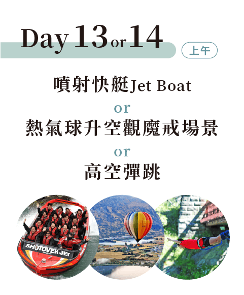 噴射快艇與熱氣球