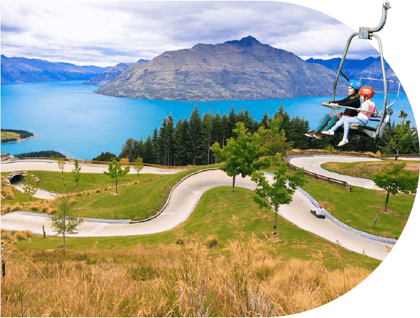 Skyline纜車與皇后鎮湖景